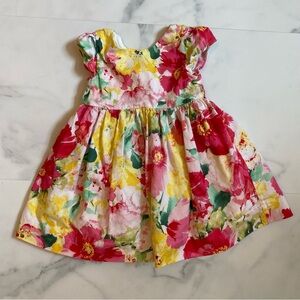 Ralph Lauren Baby Girls' 2-Piece Floral Sundress and Bloomer Set - 9 Months